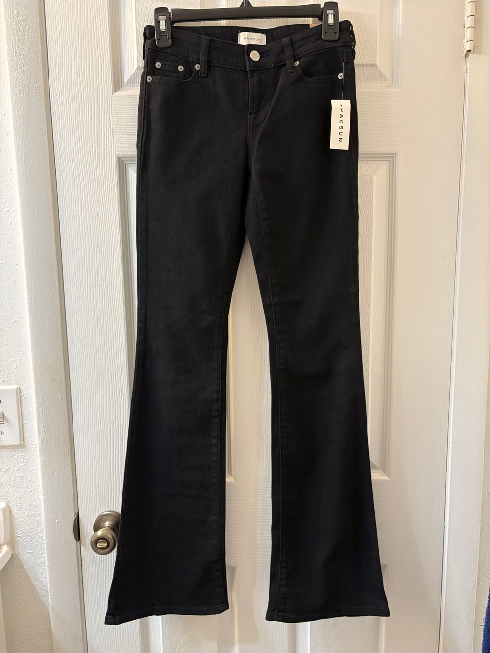 PacSun Black Skinny Bootcut Jeans NWT Size 22 Low Rise